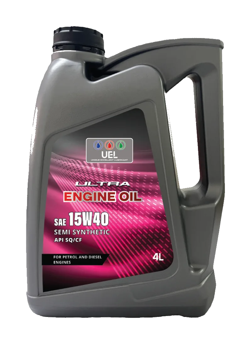 UEL Ultra Engine Oil SAE 15W-40 Semi-Synthetic 4L