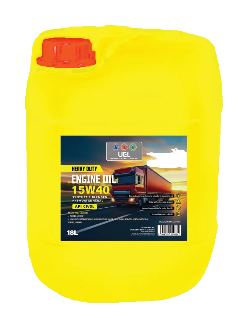 UEL Heavy Duty Engine Oil 15W-40 18L